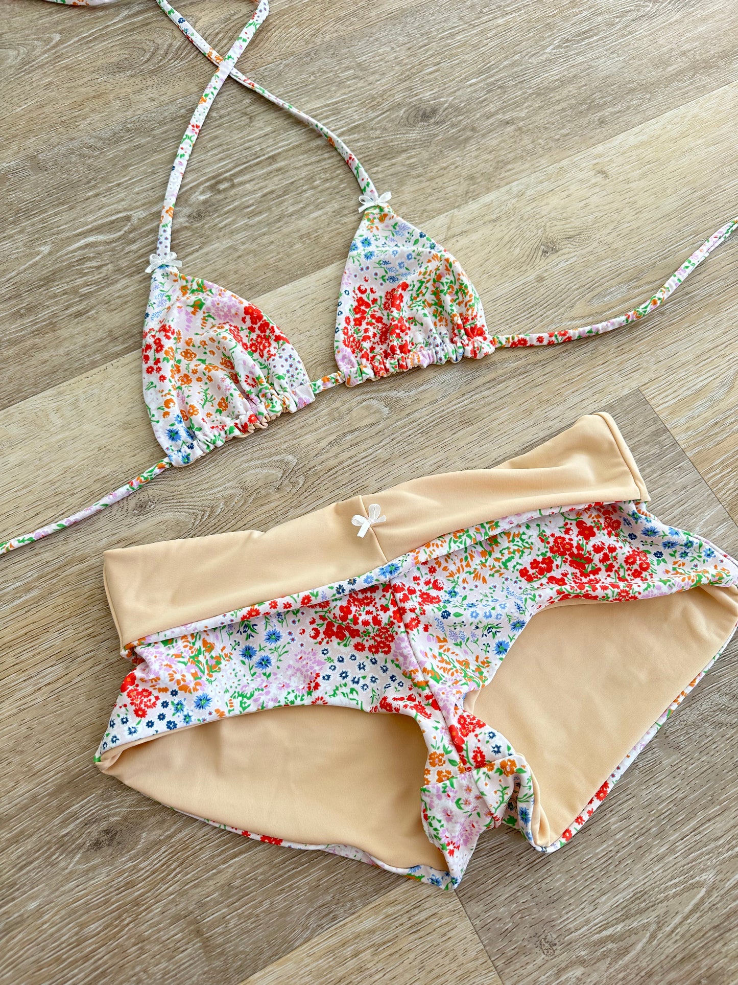 Bloom Triangle Bikini Top