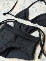 Load image into Gallery viewer, Midnight Kisses Scrunchie Bikini Bottom
