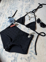 Load image into Gallery viewer, Midnight Kisses Swim Shorts
