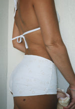 Load image into Gallery viewer, Delilah Swim Short in White Eyelet
