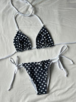 Load image into Gallery viewer, Priscilla Polkadot Triangle Bikini Top
