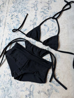 Load image into Gallery viewer, Midnight Kisses Scrunchie Bikini Bottom
