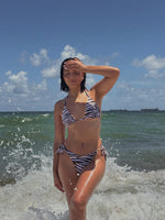 Load image into Gallery viewer, Cove Tiger Stripe V Cut Bikini Bottom
