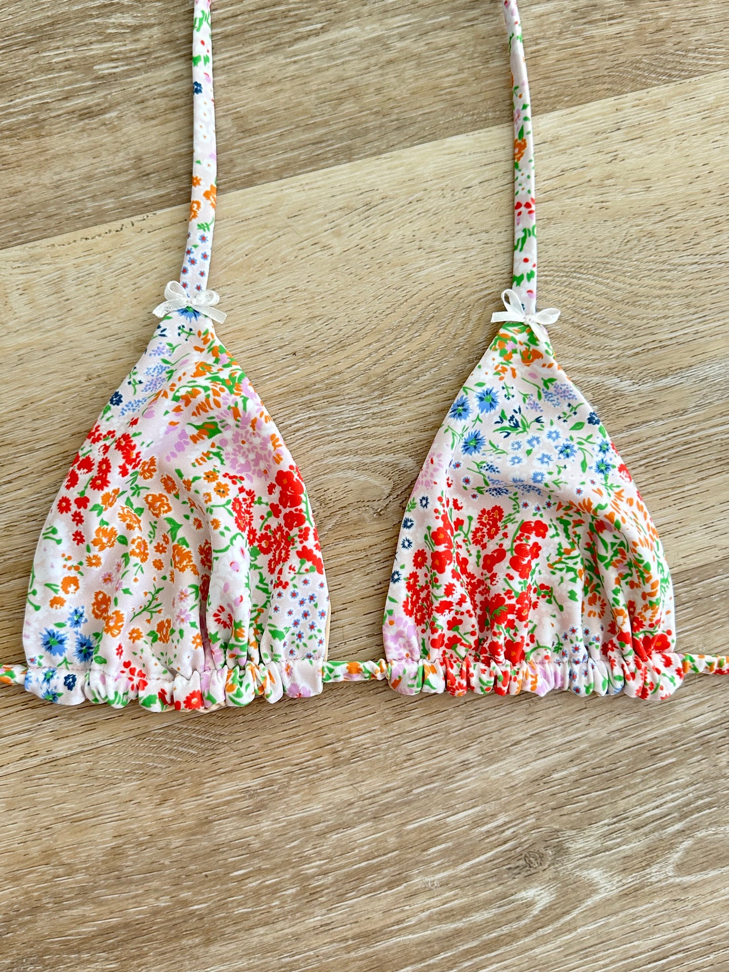 Bloom Triangle Bikini Top