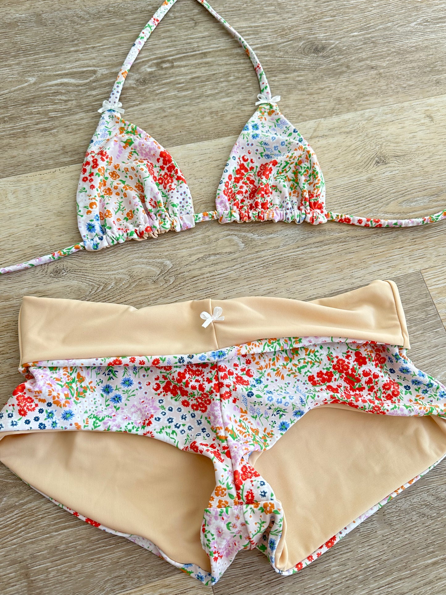 Bloom Triangle Bikini Top