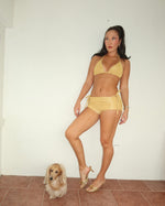 Load image into Gallery viewer, Gold Triangle Bikini Top
