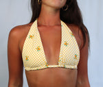 Load image into Gallery viewer, Vivian Honey Halter Bikini Top
