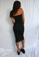 Load image into Gallery viewer, Cami Ribbed Dress Midnight
